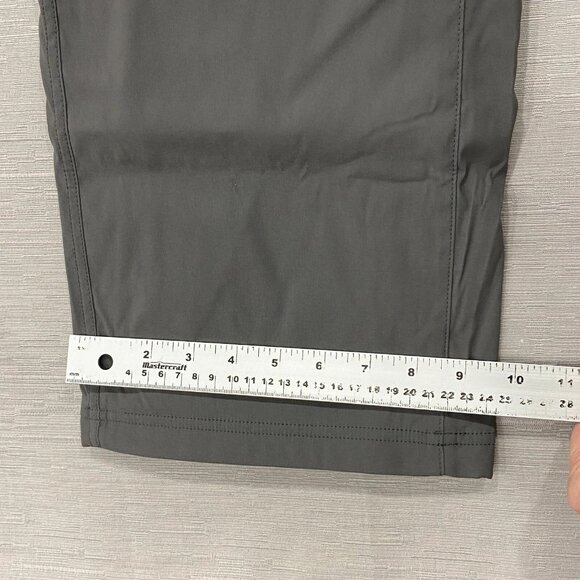 Eddie Bauer Fleece Lined Tech Pants Mens 40 x 32 Gray Water Repellent Insulated - Picture 11 of 13